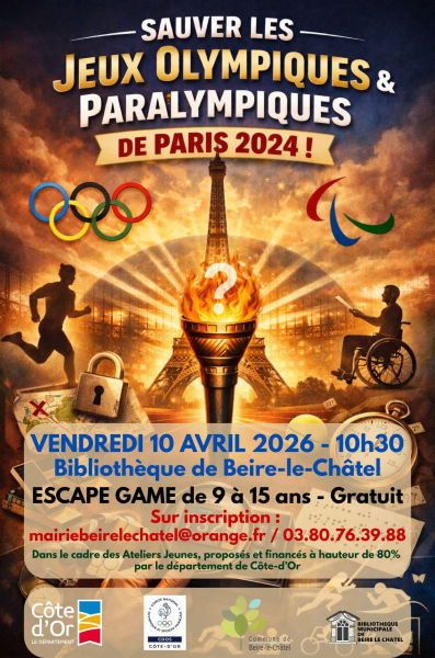 Affiche escape game JO