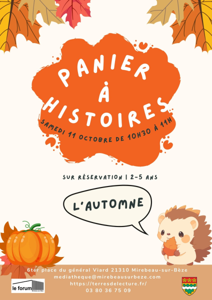 Panier a histoires OCTOBRE 2025